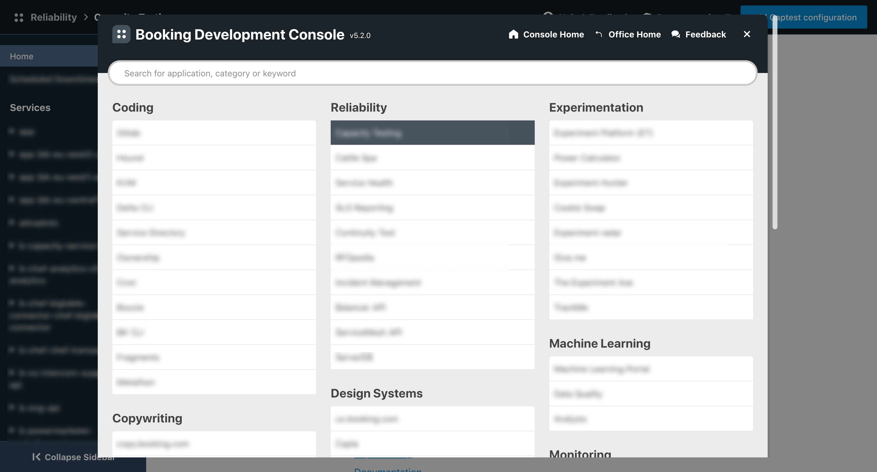Integrated Developer Console widget